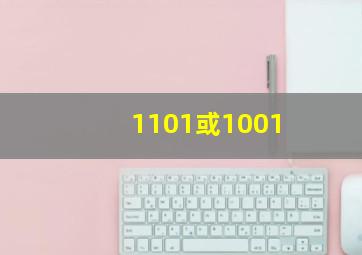 1101或1001