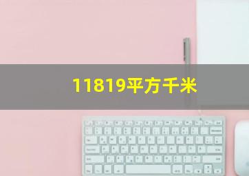 11819平方千米