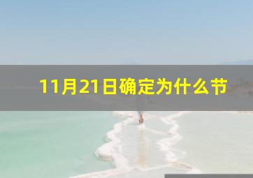 11月21日确定为什么节