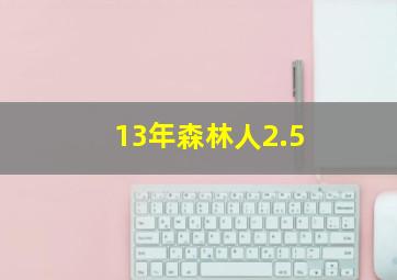 13年森林人2.5