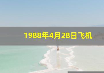 1988年4月28日飞机