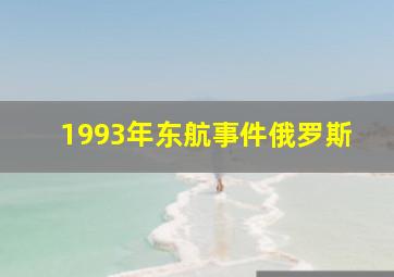 1993年东航事件俄罗斯