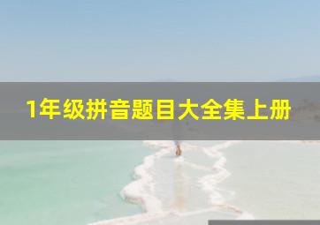 1年级拼音题目大全集上册