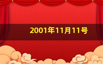 2001年11月11号