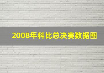 2008年科比总决赛数据图