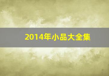 2014年小品大全集