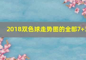 2018双色球走势图的全部7+3