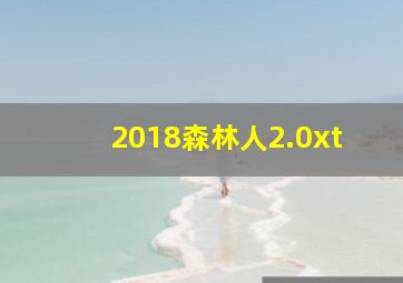 2018森林人2.0xt