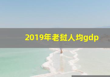 2019年老挝人均gdp