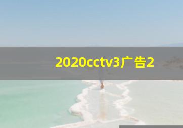 2020cctv3广告2