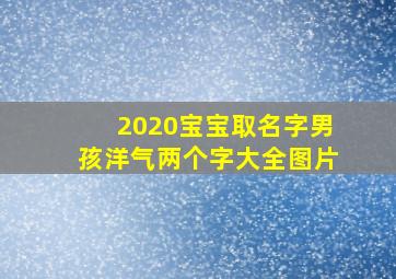 2020宝宝取名字男孩洋气两个字大全图片