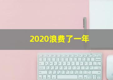 2020浪费了一年