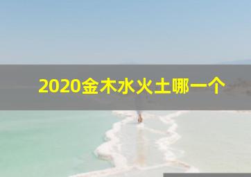 2020金木水火土哪一个