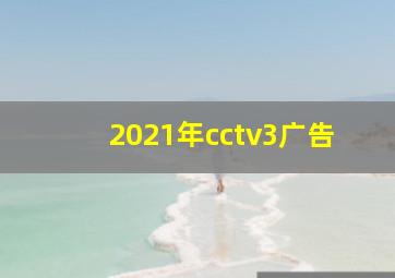 2021年cctv3广告