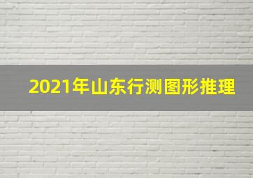 2021年山东行测图形推理