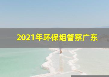 2021年环保组督察广东