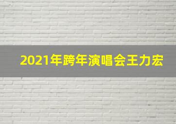 2021年跨年演唱会王力宏