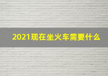 2021现在坐火车需要什么