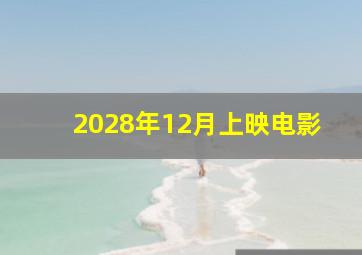 2028年12月上映电影