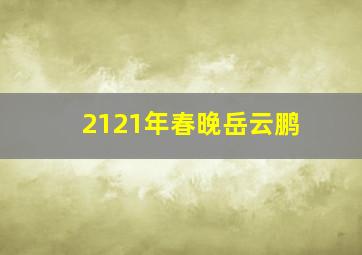 2121年春晚岳云鹏