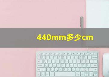 440mm多少cm