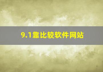 9.1靠比较软件网站