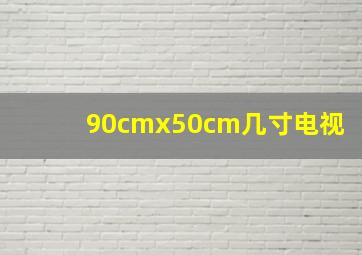 90cmx50cm几寸电视