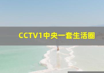 CCTV1中央一套生活圈