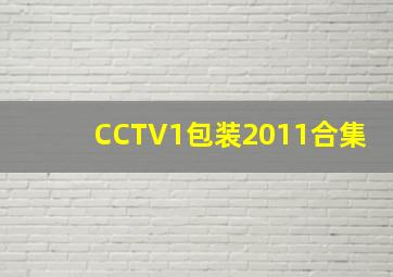 CCTV1包装2011合集