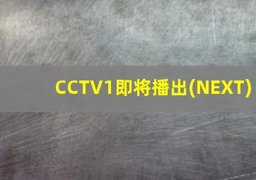 CCTV1即将播出(NEXT)