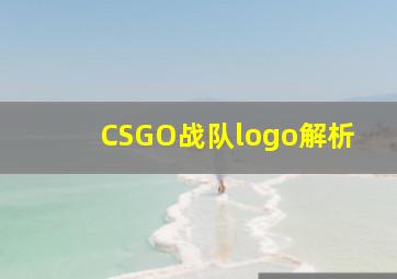 CSGO战队logo解析