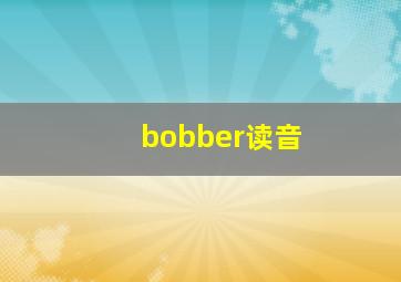 bobber读音