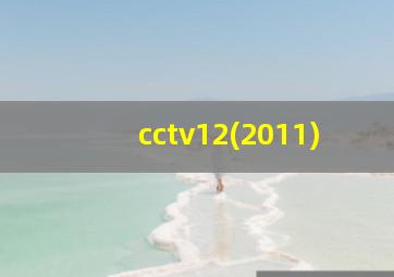 cctv12(2011)