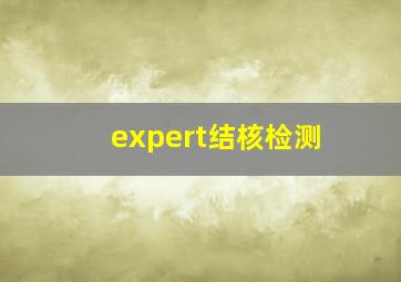 expert结核检测