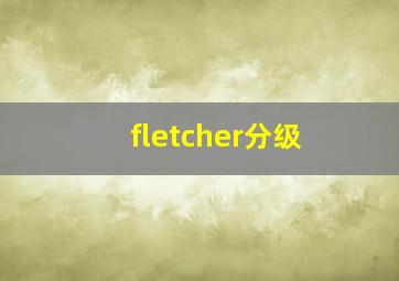 fletcher分级