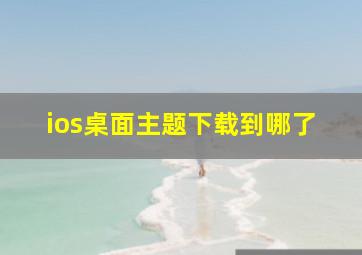 ios桌面主题下载到哪了