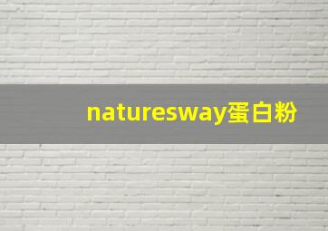 naturesway蛋白粉