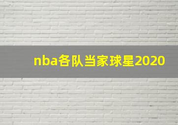 nba各队当家球星2020