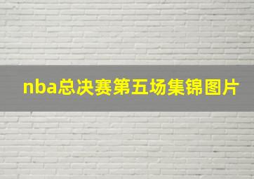 nba总决赛第五场集锦图片