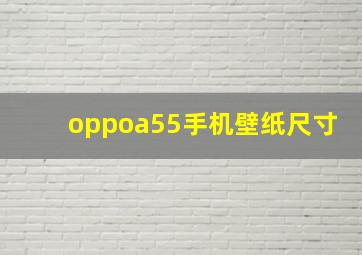 oppoa55手机壁纸尺寸