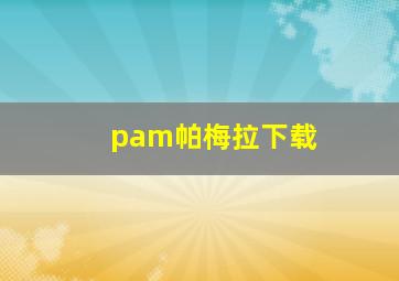 pam帕梅拉下载