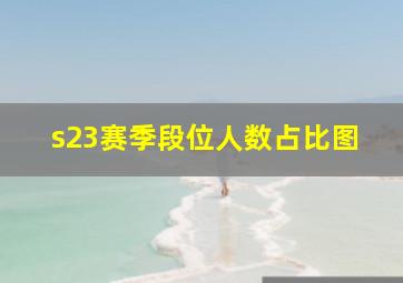 s23赛季段位人数占比图