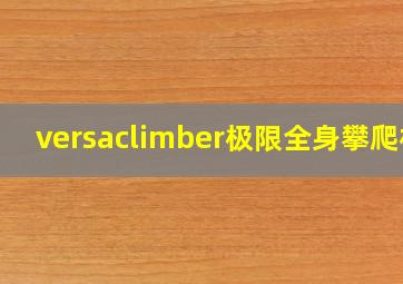 versaclimber极限全身攀爬机