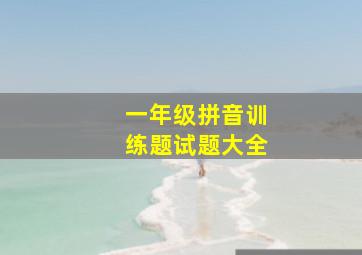 一年级拼音训练题试题大全