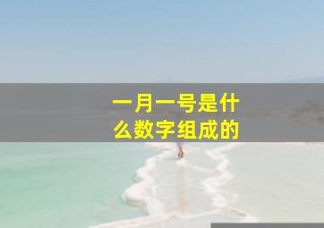 一月一号是什么数字组成的