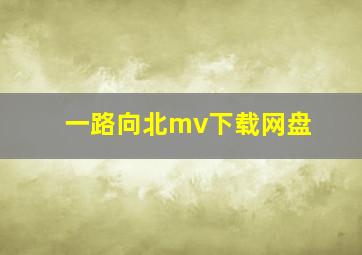 一路向北mv下载网盘