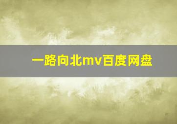 一路向北mv百度网盘