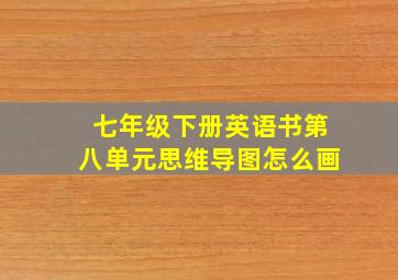 七年级下册英语书第八单元思维导图怎么画