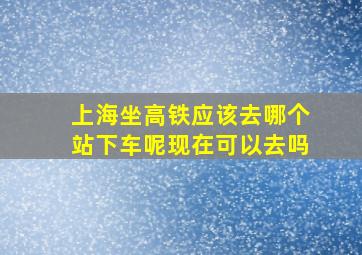 上海坐高铁应该去哪个站下车呢现在可以去吗