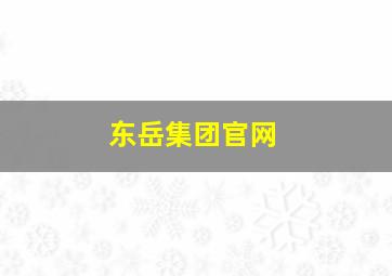 东岳集团官网